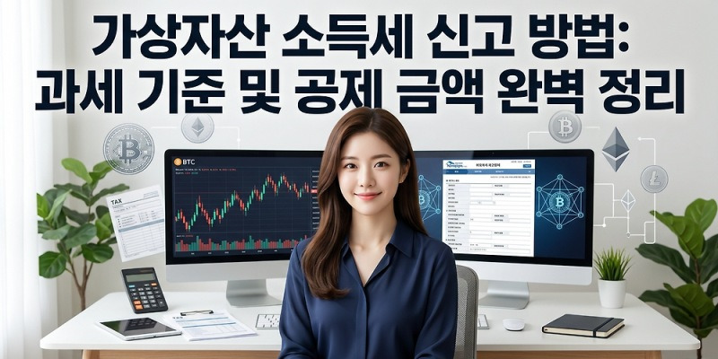 가상자산 거래소 시세 화면을 확인하는 개인 투자자